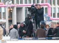 TIL SCHWEIGER - DREHARBEITEN SCHUTZENGEL POTSDAMER PLATZ