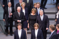 Vereidigung von Joachim Gauck als neuen Bundespräsidenten im Bundestag in Berlin