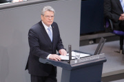 Vereidigung von Joachim Gauck als neuen Bundespräsidenten im Bundestag in Berlin