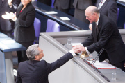 Vereidigung von Joachim Gauck als neuen Bundespräsidenten im Bundestag in Berlin
