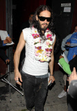 Russell Brand gets leid at Roger Room
