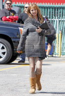 Emily VanCamp Tanks A Fan For A Gift 