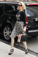 January Jones Returns to her Hotel