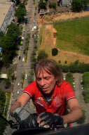 Alain Robert Climbs the Bakrie Tower in Jakarta, Indonesia - 25 Mar 2012