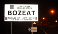 Heissluftballon Unfall in Bozeat, UK