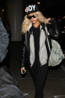 Rihanna takes flight at LAX