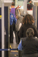 Rihanna takes flight at LAX