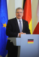 German President Joachim Gauck on 2 day visit to Poland - 26 Mar 2012