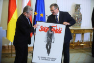 German President Joachim Gauck on 2 day visit to Poland - 26 Mar 2012