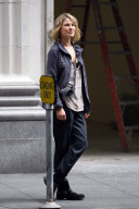 Ali Larter gets to work on her new TV Movie "The Asset"