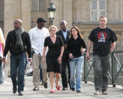 Actress KATE WINSLET is filming an advert for Lancome in Paris