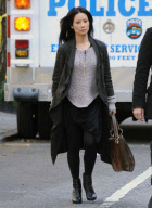 Exclusive: Lucy Liu Films With Jonny Lee Miller