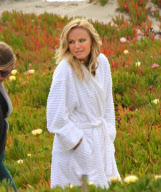 Malin Akerman Braves a Chilly Photo Shoot on the Beach in Malibu