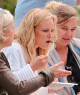 Malin Akerman Braves a Chilly Photo Shoot on the Beach in Malibu