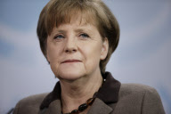 Merkel meets Mongolia President Elbegdorj