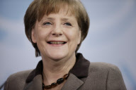 Merkel meets Mongolia President Elbegdorj