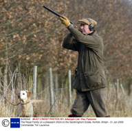 The Royal Family on a pheasant shoot on the Sandringham Estate, Norfolk, Britain - 31 Jan 2009