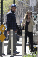 Ethan Hawke and Ryan Shawhughes make it a family day in the West Village