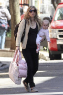 Ethan Hawke and Ryan Shawhughes make it a family day in the West Village