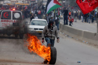 Demonstrationen am Tag des Bodens in Gaza Stadt