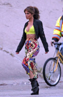 Cheryl Cole is Sexy on the Set of a Music Video in LA