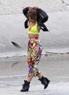 Cheryl Cole is Sexy on the Set of a Music Video in LA