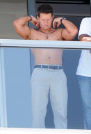 Mark Wahlberg Hangs Out Shirtless