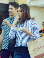 Mila Kunis Has a Mouthful of Spring Rolls