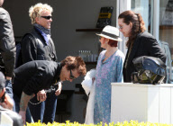 Osbournes and Billy Idol in Malibu
