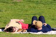 Jack Osbourne and Lisa Stelly Enjoy a Sunny Day at the Park