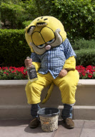 'Drunk' cartoon characters, Las Vegas, America - Apr 2012