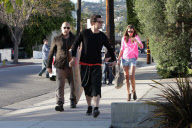 Orlando Bloom and Miranda Kerr get to work on their Art