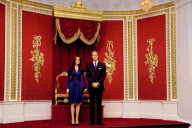 Prince William and Catherine Duchess of Cambridge waxworks unveiled at Madame Tussauds, London, Britain - 04 Apr 2012