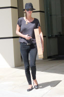 Nicky Hilton Leaves a Beverly Hills Post Office