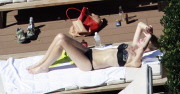 Brooklyn Decker shows off her bikini body on Monday, April 9th in Sydney, Australia.
