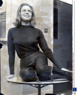 Actress Honor Blackman Who Is About To Star In The Next James Bond Film Opposite Sean Connery 1964.