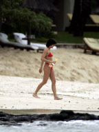 Stephanie of Monaco on holiday in Mauritius