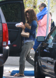 A Stressed Looking Brooke Burke Deals With Whiny Children