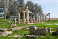The ruins of the Sanctuary of Artemis at Brauron