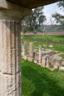 The ruins of the Sanctuary of Artemis at Brauron