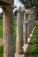 The ruins of the Sanctuary of Artemis at Brauron