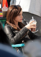 Emma Watson Gets Busy On The Bling Ring Set 