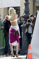 EXCLUSIF Shooting pour le Vogue Espagne, Place Vendôme. Prioli Bob. SPE