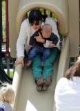 Selma Blair's Park Day With Her Boys