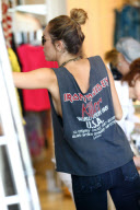 *EXCLUSIVE* Miley Cyrus : Killer Style in Calabasas