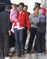 ROGER FEDERER FAMILY LEAVING MIAMI AFTER SOME DAYS IN THE CITY