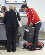 ROGER FEDERER FAMILY LEAVING MIAMI AFTER SOME DAYS IN THE CITY