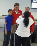 ROGER FEDERER FAMILY LEAVING MIAMI AFTER SOME DAYS IN THE CITY