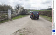 The dried up ford on the River Pang at Bucklebury, Berkshire, Britain - 03 Apr 2012