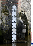Low water levels at the Darent River ford at Eynsford, Kent, Britain - 20 Feb 2012